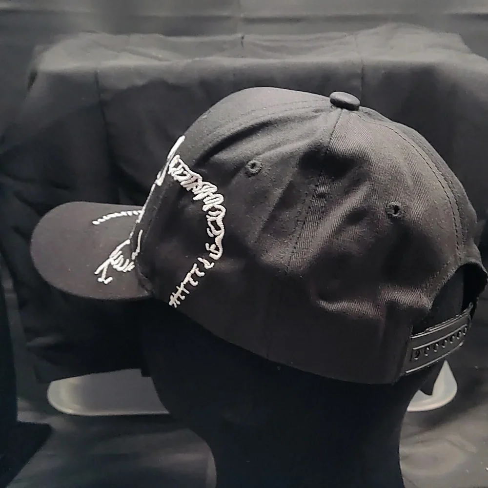 Demon Skull with Horns snap back baseball cap - Picture 2 of 2